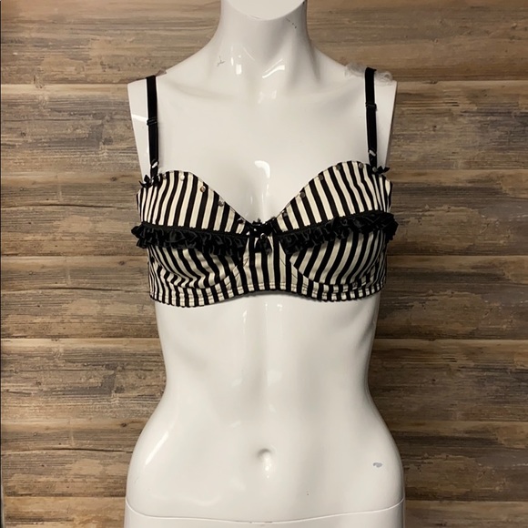 Switchblade Stiletto Other - Switchblade Stiletto Striped Underwire Bra Top NWT G12